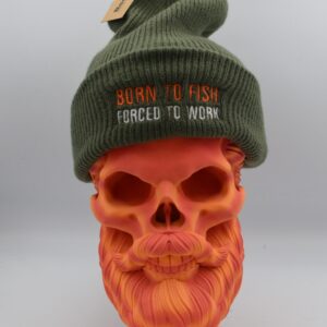 Born to Fish Forced to Work Beanie