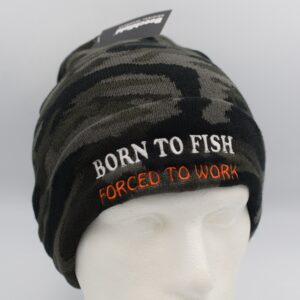 Born to Fish Forced to Work Beanie